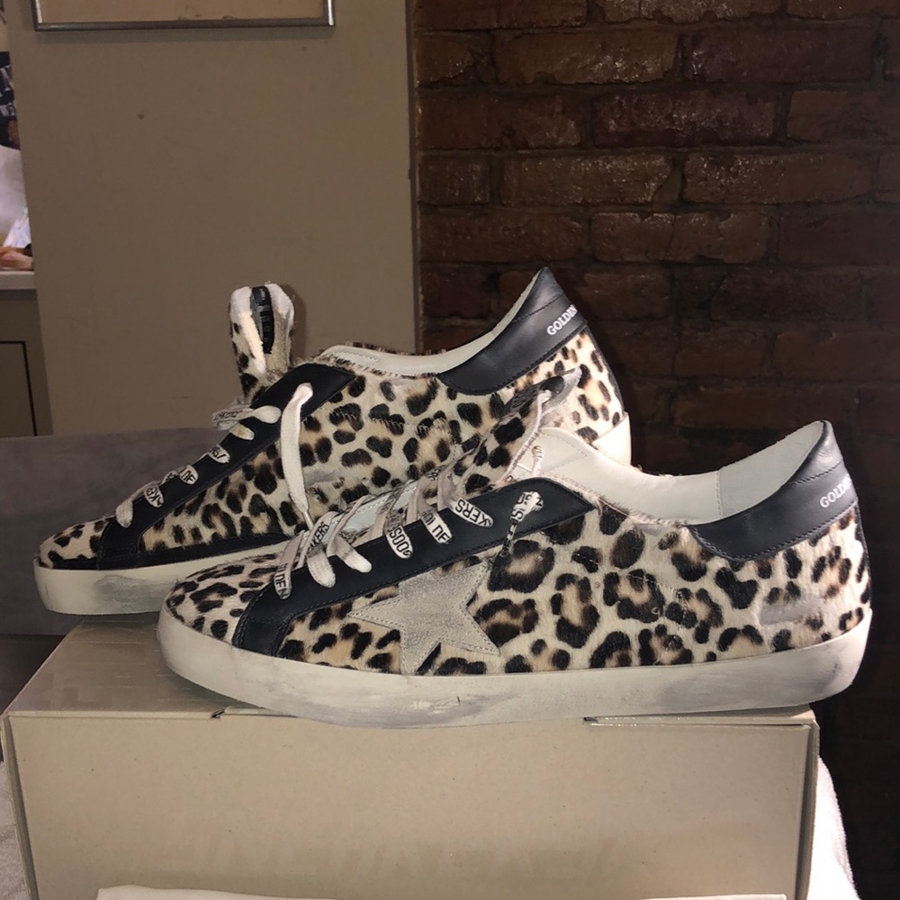 Golden Goose Sneakers Leopard Print